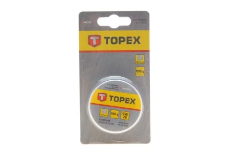 Припій олов\'яний 60%Sn, проволока 0.7 мм,100 г TOPEX Topex 44E512