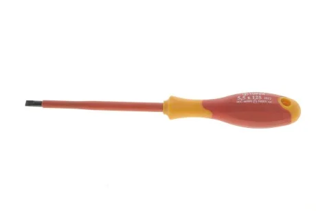 Викрутка шліцева 1000В, 5.5 x 125 5 мм,, CrMo TOPEX Topex 39D473