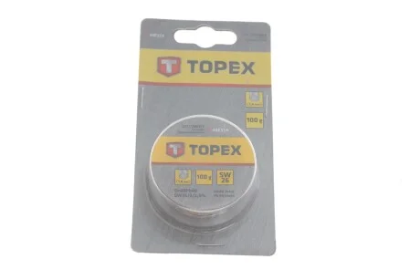 Припій олов\'яний 60%Sn, дріт 1.0 мм,100 г TOPEX Topex 44E514
