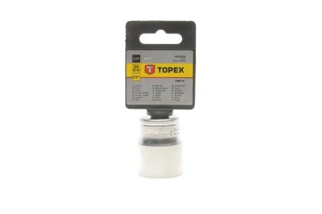 Головка змінна 6-гранна 1/2", 24 мм TOPEX Topex 38D724