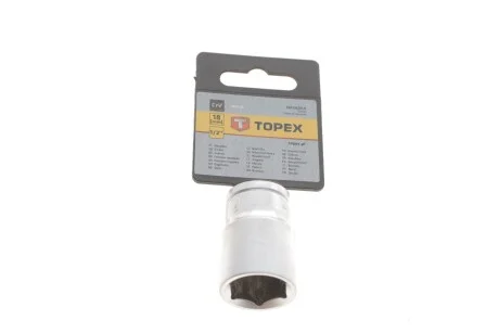 Головка змінна 6-гранна 1/2", 18 мм TOPEX Topex 38D718