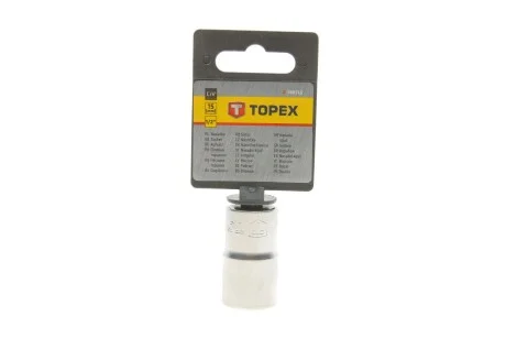 Головка змінна 6-гранна 1/2", 15 мм TOPEX Topex 38D715