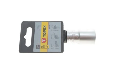 Головка змінна 6-гранна 1/2", 16 мм TOPEX Topex 38D716