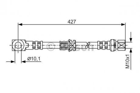 Гальмівний шланг BOSCH 1987476690