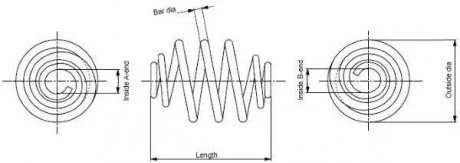 OPEL Пружина задня ASTRA J 1.3-2.0 09- MONROE SP3989