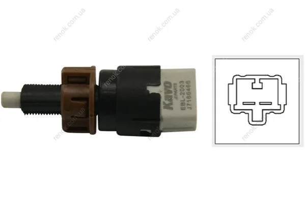 PARTS MITSUBISHI Выключатель сигнала трмоза lancer,Pajero IV,Pajero Sport, L200 07-Honda Accord 03-,Civic VII,CR-V II, KAVO EBL-2003 (фото 1)