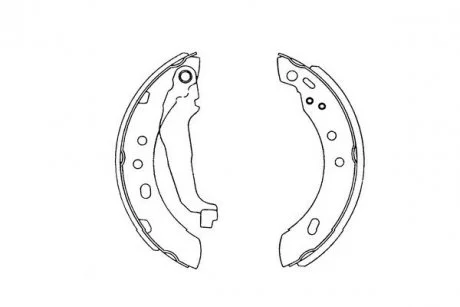 PARTS NISSAN щоки гальмівні Micra (K11E) 92-00 KAVO KBS-7401