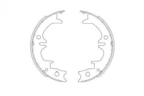 PARTS TOYOTA щоки гальмівні Camry -01 KAVO KBS-9911