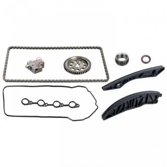 HYUNDAI К-кт ланцюга i20,i30 1.4/1.6 (ланцюг+натягувач+2шт. напр.+2шт. шестерні + сальник +2шт. прокладки) BLUE PRINT ADBP730021