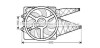AVA VW Вентилятор радіатора Amarok, Caddy III, Golf V,VI, Passat, Touran, Skoda Octavia II, SuperB II 1.6/.2.0TDI, Audi A3 AVA COOLING FT7530 (фото 1)