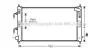 Радиатор охлаждения двигателя Mitsubishi Lancer X 1,5i AT AVA AVA COOLING MT2240 (фото 1)