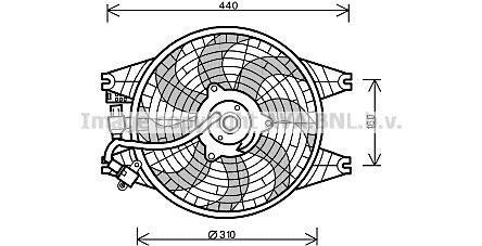 AVA KIA Радіатор охолодження SORENTO I 2.4 02-, 2.5 02-, 3.5 02- AVA COOLING KA7518