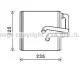 AVA NISSAN Радіатор опалення MURANO II 2.5 dCi 07-, 3.5 07- AVA COOLING DN6410 (фото 1)