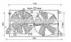 AVA MAZDA Вентілятор радіатора 3 1.6 08-14 AVA COOLING MZ7550 (фото 1)