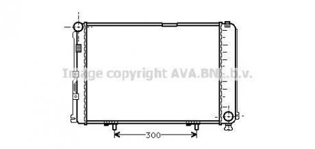 DB Радіатор охолодження двиг. W124 84- AVA COOLING MS2067 (фото 1)