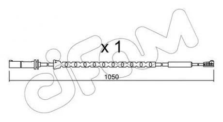 Датчик ABS зад. BMW X5 06-/X6 09- CIFAM SU.310
