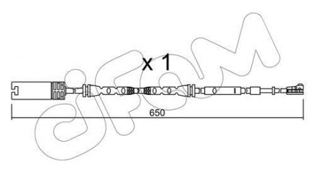 BMW датчик зносу гальмівних колодок E90 CIFAM SU.304
