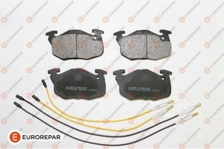 4 ГАЛЬМіВНі колодки ПЕРЕДНі Eurorepar 1617247680
