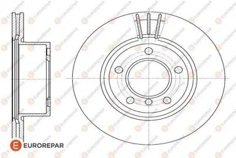 8708309198 ДИСК ГАЛЬМ?ВНИЙ Eurorepar 1618888380