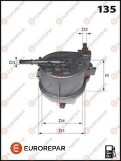 Фільтр паливний диз. Eurorepar 1611658680