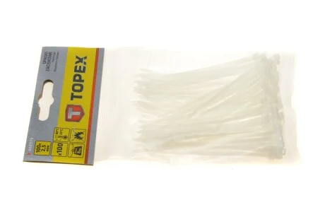 Хомути 2,5 x 100 мм, 100 шт. TOPEX Topex 44E975