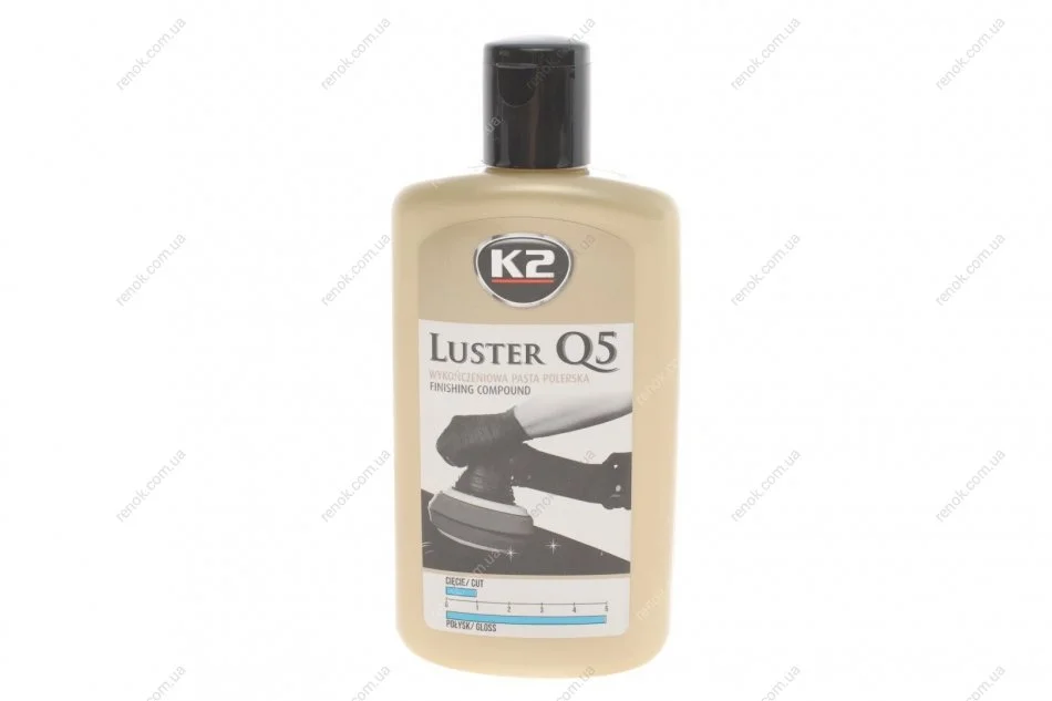 Супер швидка паста для механічного полірування (блакитна)/ LUSTER Q5 FINISHIND COMPOUND 250G K2 L5200N (фото 1)