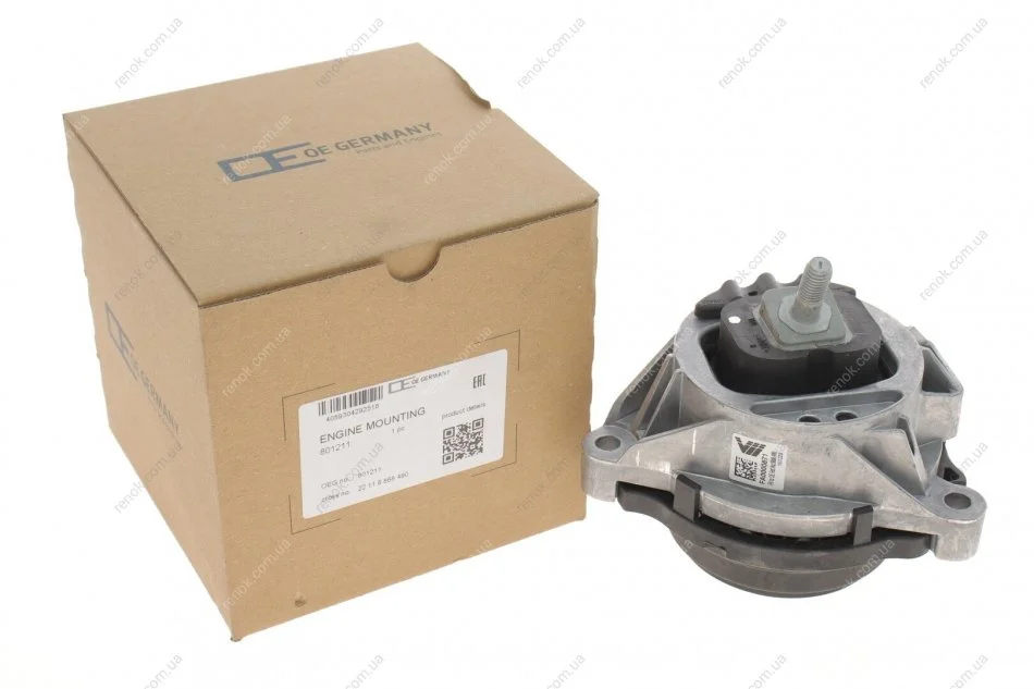 Опора двигуна (R) BMW X3 (F25)/X4 (F26) 14-18 B47 D20 OE germany 801211 (фото 1)