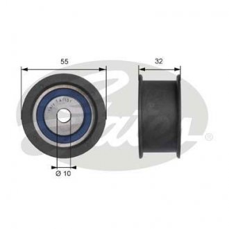Паразитний / Провідний ролик, зубчастий ремінь Gates T41101 (фото 1)