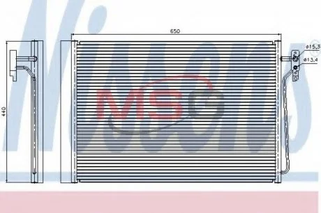 Радіатор кондиціонера First Fit NISSENS 940045