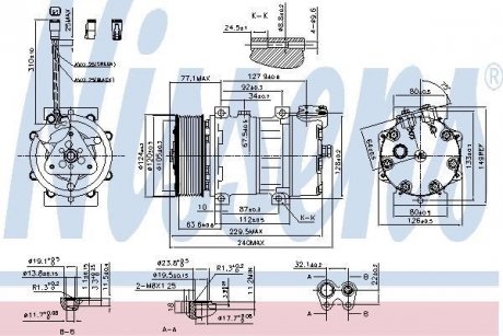 Компресор кондиціонера NS NISSENS 890022