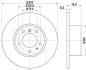 HELLA PRO HIGH CARBON BMW диск гальмівний передн.5-serie E34 88- Hella pagid 8DD 355 127-021 (фото 1)
