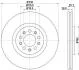 Диск гальмівний Hella pagid 8DD 355 116-651 (фото 1)
