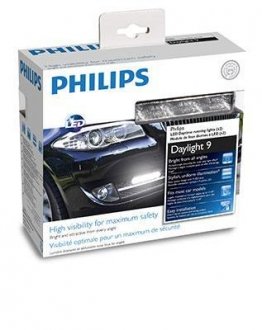 Комплект ходових ліхтарів LED 5W 12V DayLight9 (125x23,1x31) PHILIPS 12831WLEDX1