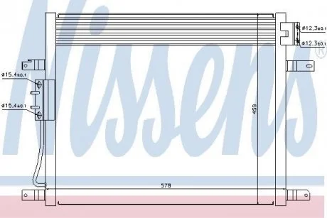 Радіатор кондиціонера First Fit NISSENS 94972