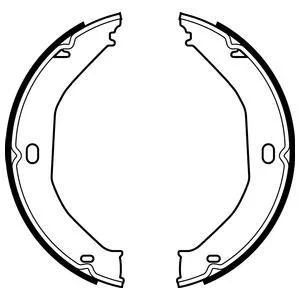 Гальмівні колодки, барабанні Delphi LS2078