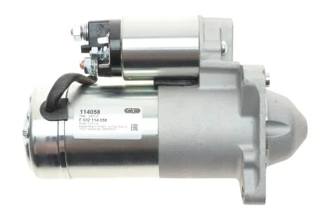 Стартер (12В, 1,7кВт, новий) OPEL ASTRA H, ASTRA H GTC, ASTRA H/KOMBI, ASTRA J, ASTRA J GTC, INSIGNIA A, INSIGNIA A COUNTRY, SIGNUM, VECTRA C, VECTRA C GTS, ZAFIRA B 1.9D/2.0D 04.04- HC- CARGO F 032 114 058