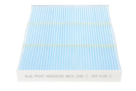 Змінний фільтруючий елемент повітряного фільтра салону BLUE PRINT ADG025105