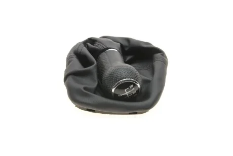 Чехол кулисы (черный) с ручкой переключения (черн 6ступ) c рамкой VW Bora (98-05),Golf (97-05) DPA 77111640902