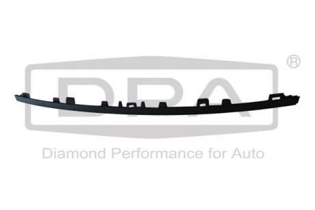 Молдинг переднього бампера нижній Центральний (чорна) Skoda Superb II (3T4) (08-15) DPA 88531800002