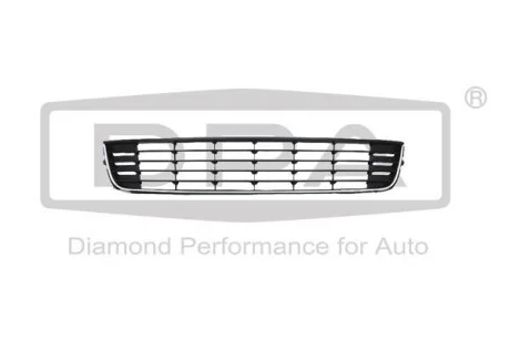Решітка радіатора нижня середня (чорна) VW Touran (1T3) (10-15), Caddy (04-15) DPA 88531451202