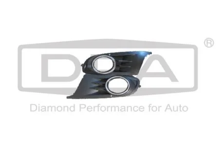 Решітка протитуманної фари з отвором ліва VW Golf VI (5K1) (08-13) DPA 88531235702