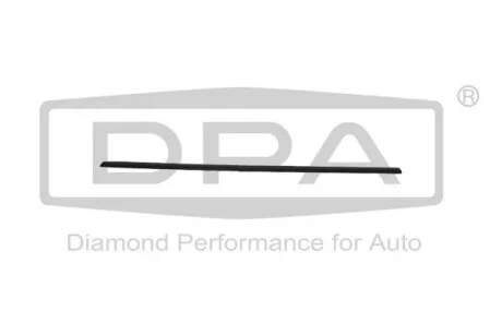 Молдинг двері передньої правої (чорний) Skoda Octavia I (1u2) (96-10) DPA 88531289502