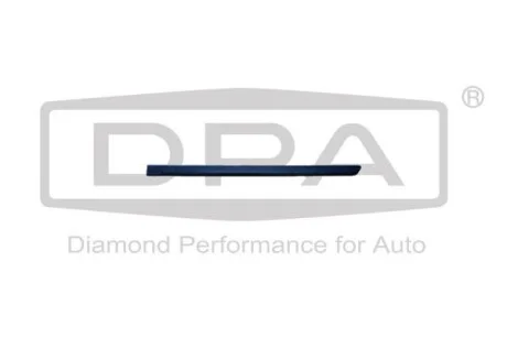 Молдинг двері задньої лівої (чорний) Skoda Octavia I (1u2) (96-10) DPA 88531289602