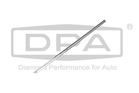 Молдинг двері задньої правої (хром) VW Passat (3C2) (05-10) DPA 88530810402