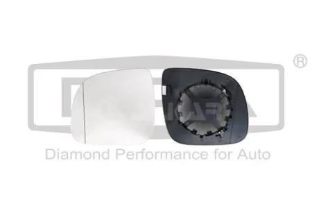 Елемент дзеркальний лівий (алюмін) VW Amarok (10-), T5, T6 DPA 88571789202