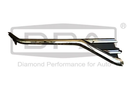 Решітка радіатора ліва (з хромом) VW Touareg (18-) DPA 88531811702