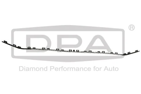 Молдинг переднего бампера (хром) VW Tiguan (16-) DPA 88531810302