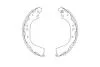 PARTS NISSAN щоки гальмівні PickUp 88-01 KAVO KBS-7411 (фото 1)