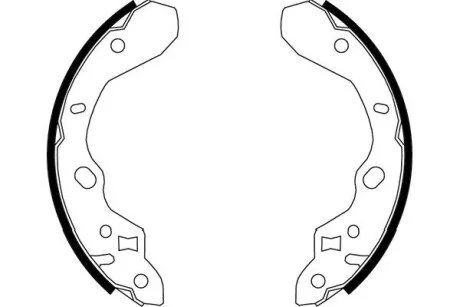 PARTS MAZDA Щеки тормозные 323 BJ 98-03 KAVO KBS-5413