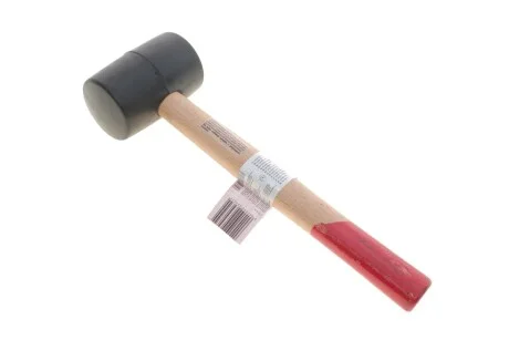 Киянка гумова, 50 г, 60 мм, рукоятка дерев\'яна TOP TOOLS 02A325